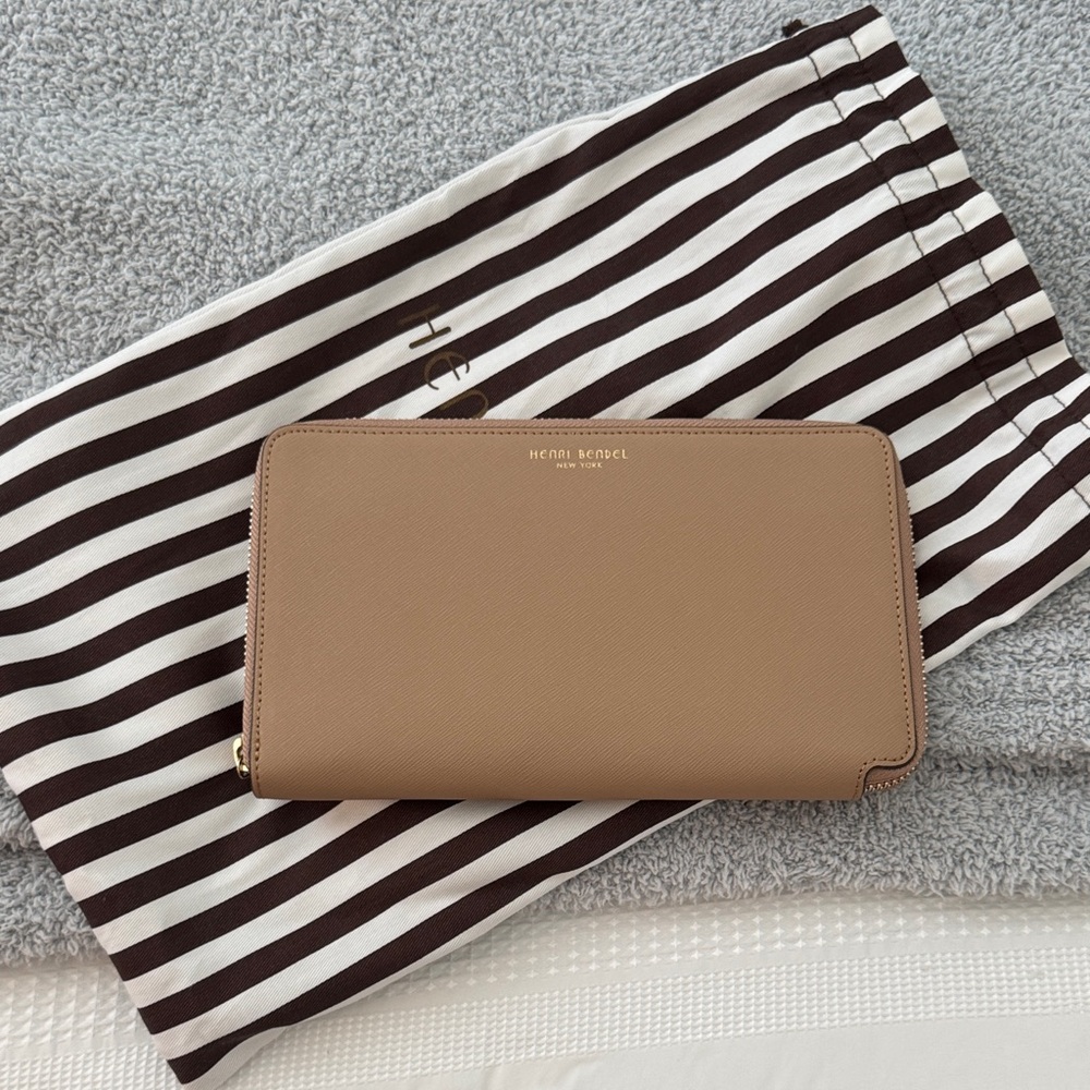 Henri Bendel Leather Clutch